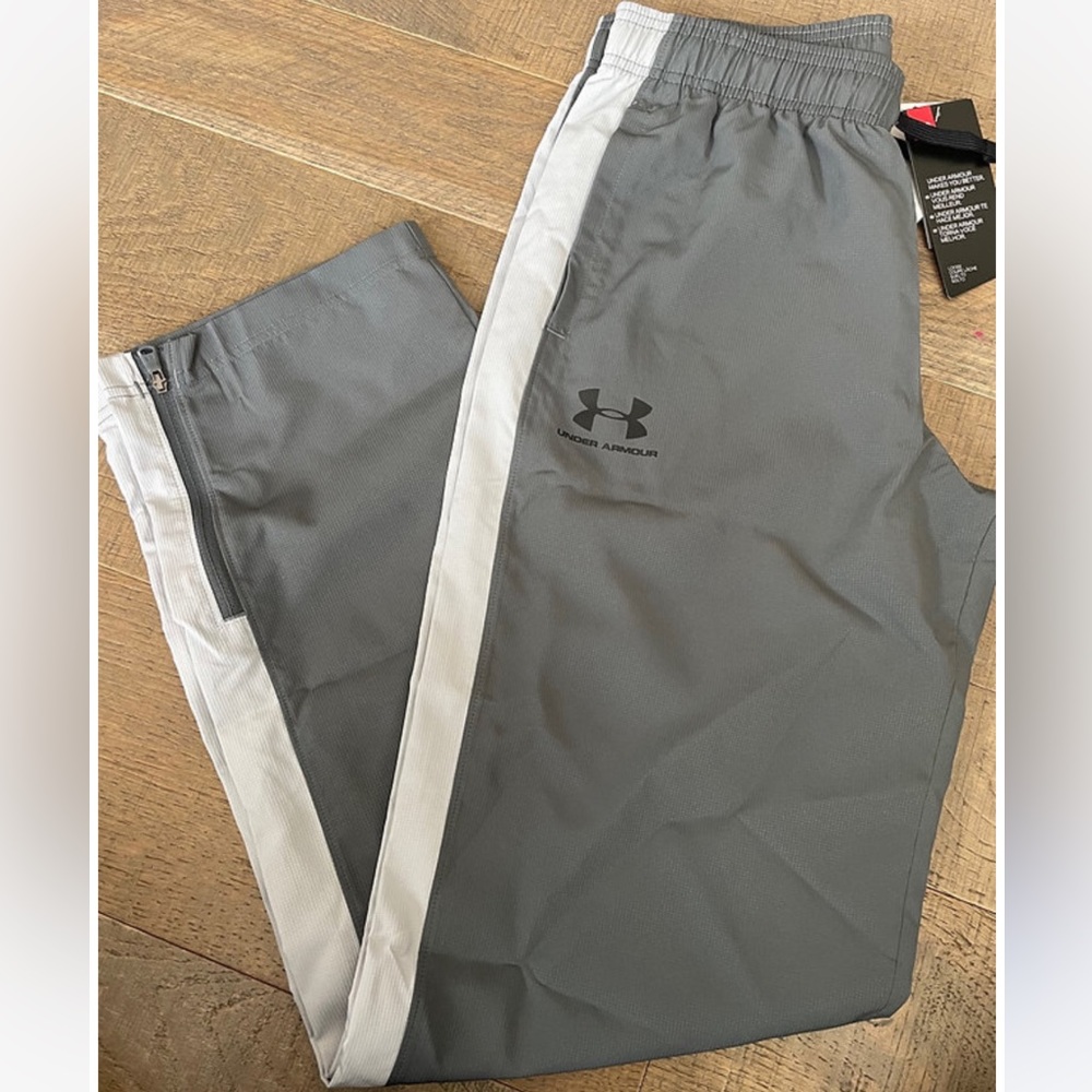 UA Big Boy Unlined Lightweight Zipper Bottom Pants